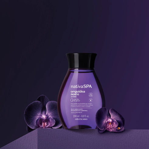 O Boticário Nativa SPA Orquídea Noire 200ml Moisturizing Body Deodorant Oil